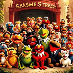 Sesame_ Street_ Muppets_ Gathering.jpg Wallpaper