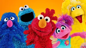 Sesame Street Wacky Pose Wallpaper