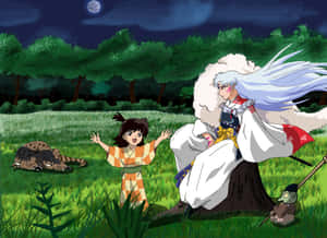 Sesshomaru Stands In Ambience Wallpaper