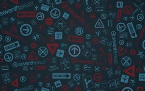 Seventh Street Graphic Wallpaper