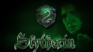 Severus Snape Slytherin Banner Wallpaper