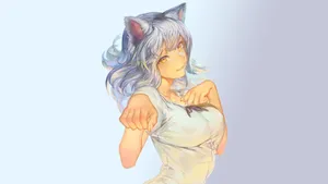 Sexy Anime Cat Girl Wallpaper