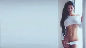 Sexy Image Of Woman Wearing White Wallpaper