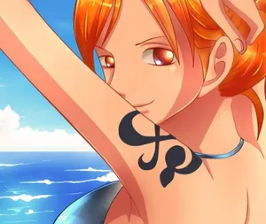 Sexy Straw Hat Nami One Piece Wallpaper