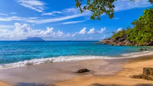 Seychelles Anse Major Shore Wallpaper