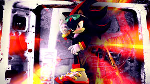 Shadow The Hedgehog Light Rock Wallpaper