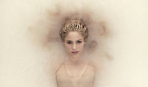 Shakira In Cloudy Water Wallpaper