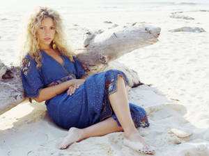 Shakira On The Beach Wallpaper