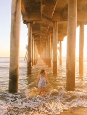 Shallow Water Under The Bridge Wallpaper