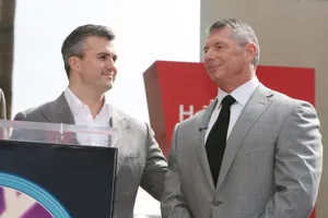 Shane Mcmahon With Vince Mcmahon Wallpaper