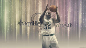 Shaquille O'neal Glittered Art Wallpaper