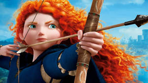 Sharp Aiming Princess Merida Wallpaper