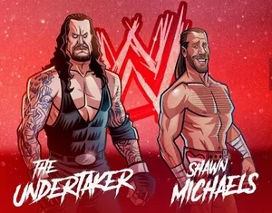 Shawn Michaels Animated Illustration Wallpaper