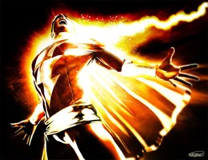 Shazam Struck By Lighting Wallpaper