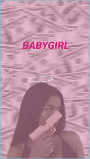 She's A Bad Girl With A Flair For The Pink Wallpaper