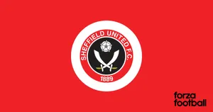 Sheffield United Logo On Red Background Wallpaper