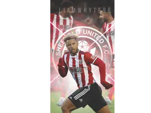 Sheffield United Lys Mousset Hustling Wallpaper