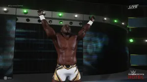 Shelton Benjamin Smackdown Hotel Entrance Wallpaper