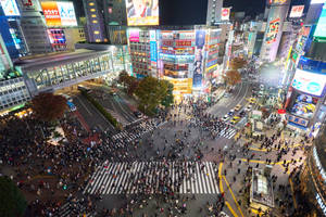 Shibuya Crossing Japan 4k Wallpaper