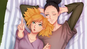 Shikamaru Picnic Date Wallpaper