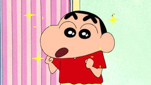 Shin Chan Amazed Wallpaper