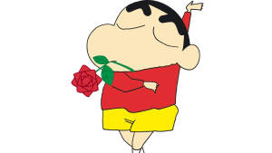 Shin Chan Dancing Wallpaper