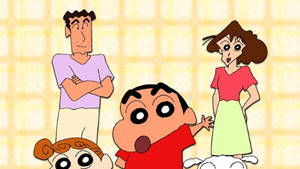 Shin Chan Family Wallpaper