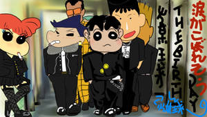 Shin Chan Gangster Wallpaper