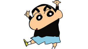 Shin Chan In Black Wallpaper