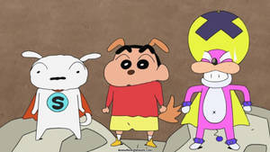 Shin Chan Super Pets Wallpaper