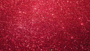Shine In Style With Red Glitter Wallpaper