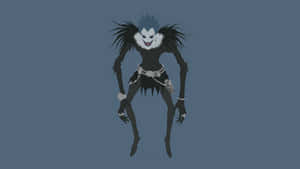 Shinigami Of Death Note With His Ominous Scythe Wallpaper