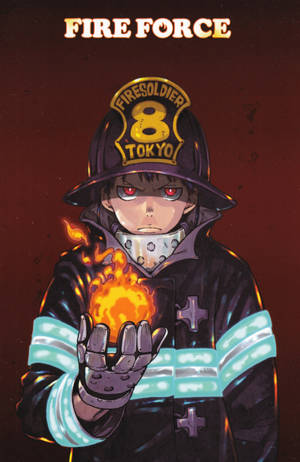 Shinra Kusakabe Of Company 8 From Fire Force Wallpaper