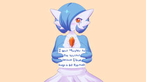 Shiny Blue Gardevoir Glowing Beautifully Wallpaper