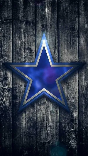 Shiny Star Logo Of Dallas Cowboys Iphone Wallpaper