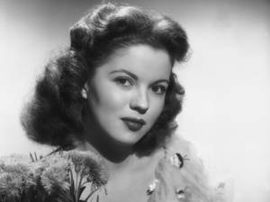 Shirley Temple In Black And White Wallpaper
