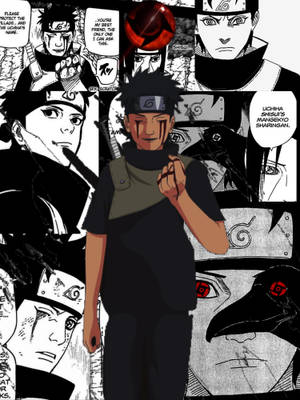 Shisui Manga Art Collage Wallpaper