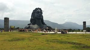 Shiv Shankar Giant Bust Wallpaper