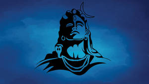 Shiva Minimal Art Wallpaper