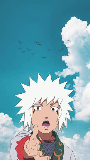 Shocked Young Jiraiya Wallpaper