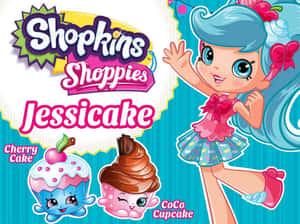 Shopkins Shoppies Jessicacake Poster Wallpaper