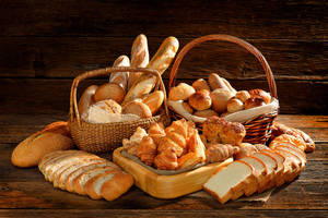 Shot Of Bakery Bread Wallpaper