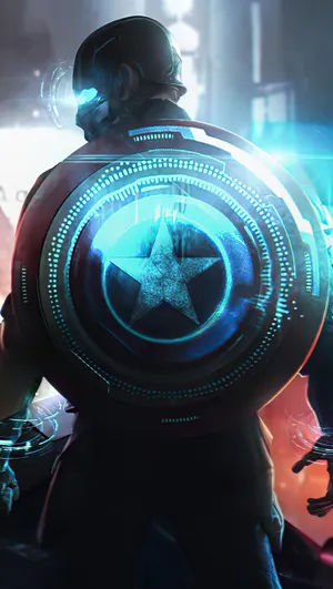 Show Everyone Who The Coolest Avenger Is With This Captain America Cool Wall Image Wallpaper