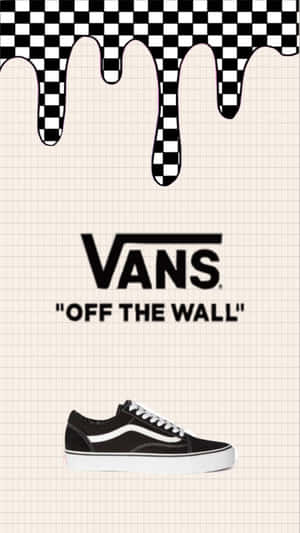 Show Off Your Cool Side With This Vans Logo Wallpaper
