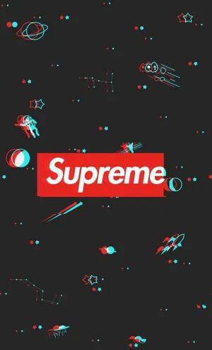 Show Off Your Cool Style With The New Supreme Iphone Wallpaper