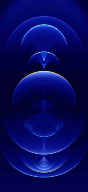 Show Your Style With A Solid Blue Iphone Wallpaper