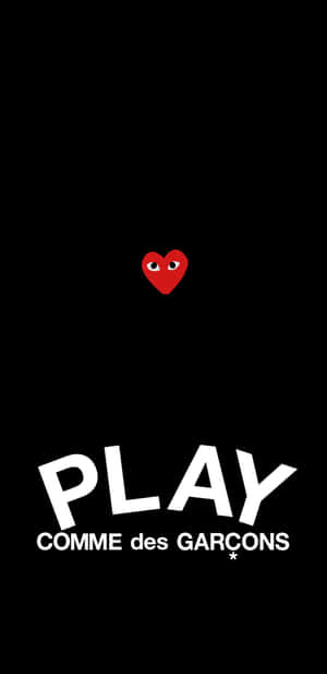 Show Your Style With Cdg Play Wallpaper