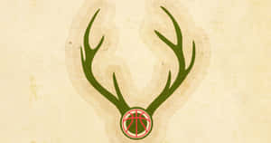 Show Your Support With A Milwaukee Bucks Logo Wallpaper