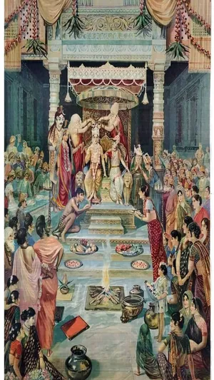 Shree Ram Painting Wallpaper