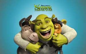 Shrek Donkey Puss Forever After Wallpaper